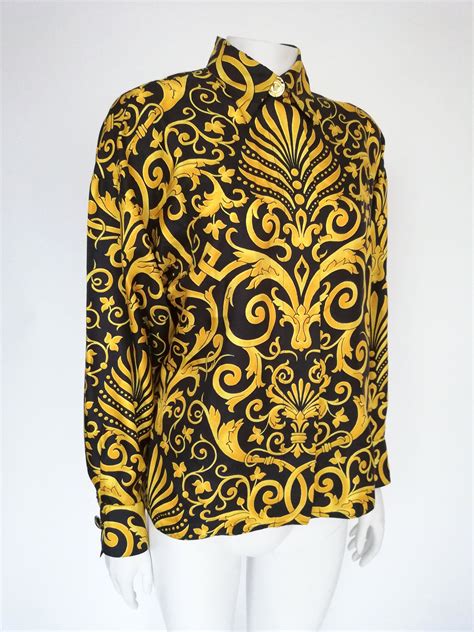 replica vintage versace shirts|vintage gianni versace label.